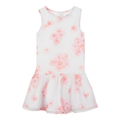 French connection Girls' grey daisy print dress